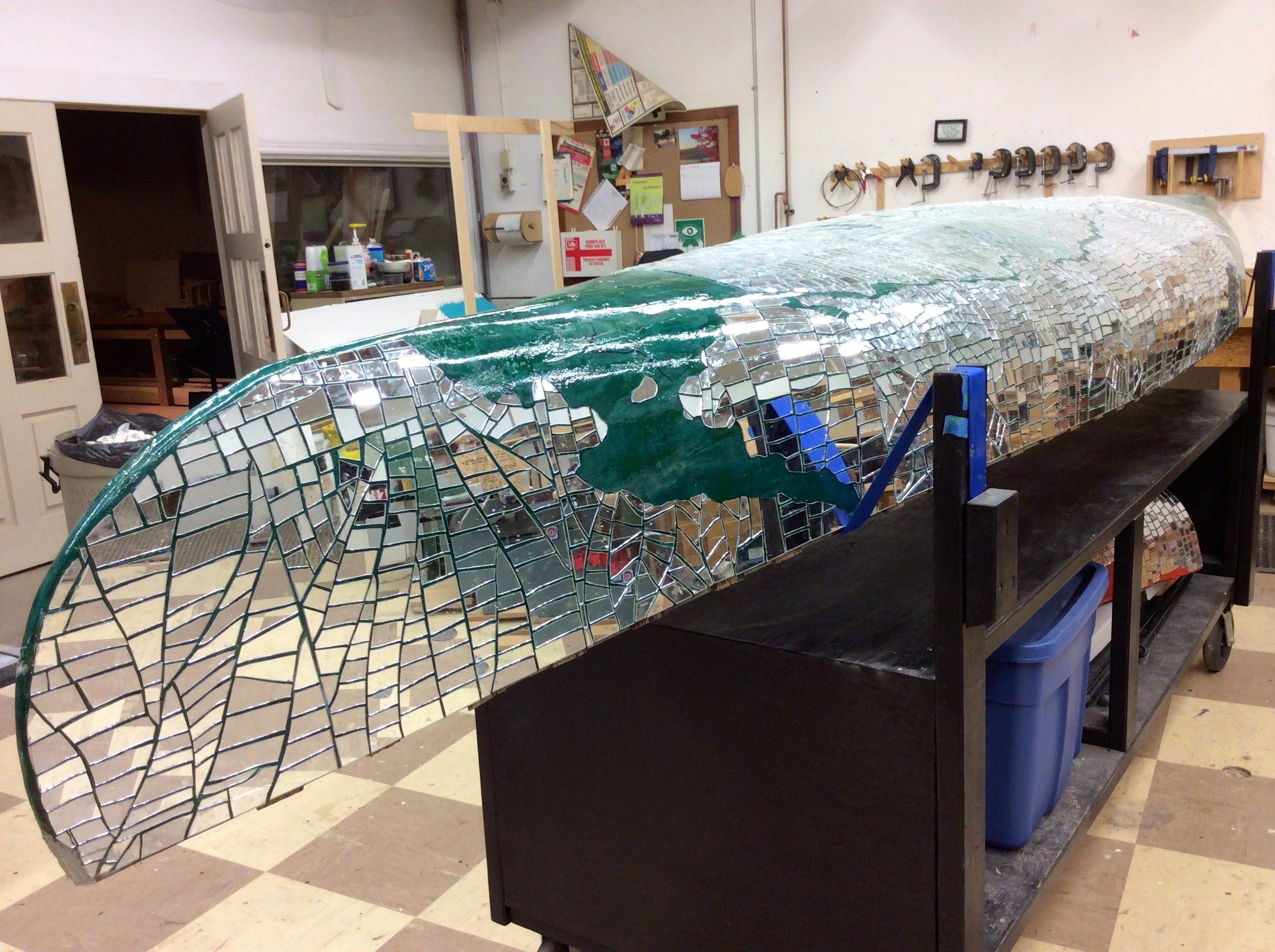 Brad Copping » reflections the mirrored canoe